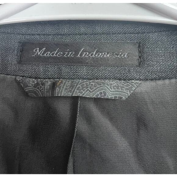 Lauren Ralph Lauren Men's Dark Gray Blazer Wool Natural Stretch 46R - Picture 3 of 16